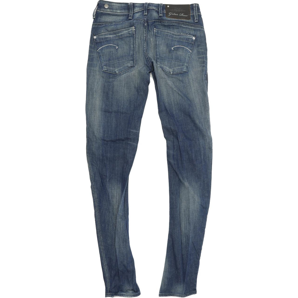 G-Star Low T Women Blue Skinny Slim Stretch Jeans W26 L32