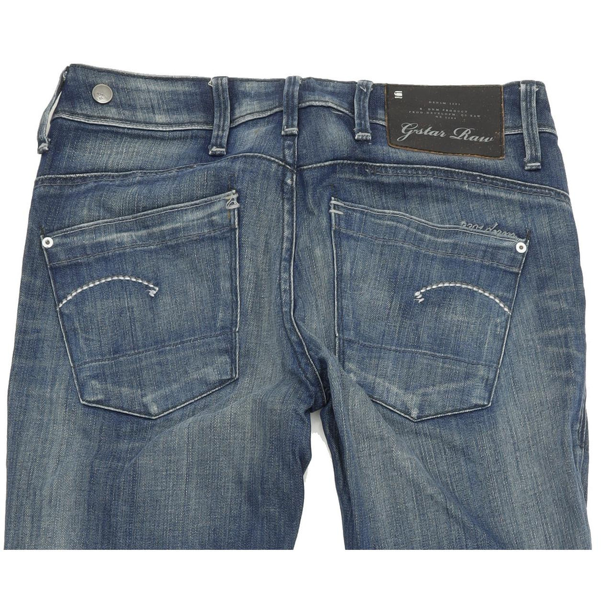 G-Star Low T Women Blue Skinny Slim Stretch Jeans W26 L32