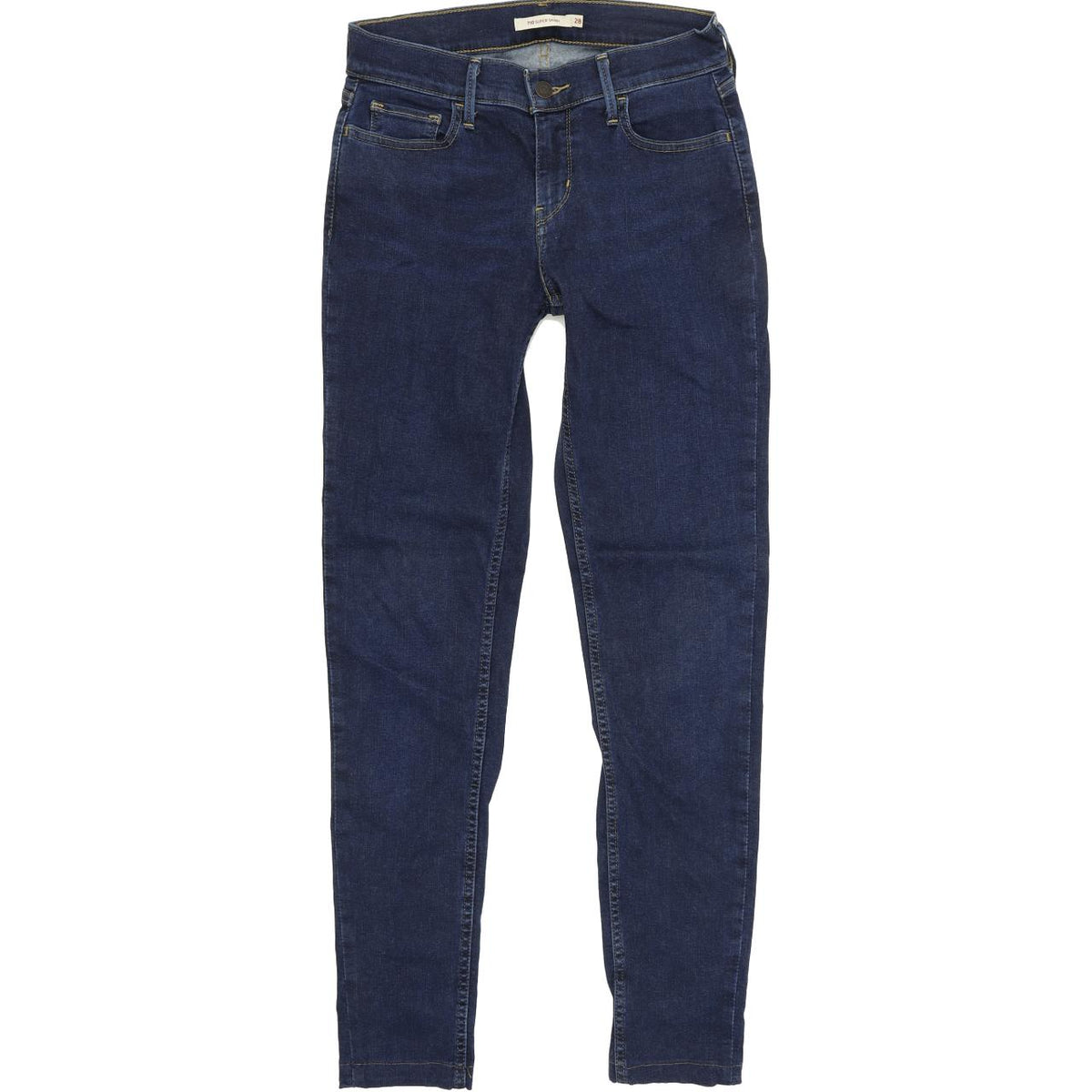 Levi's 710 Women Blue Skinny Slim Stretch Jeans W28 L30