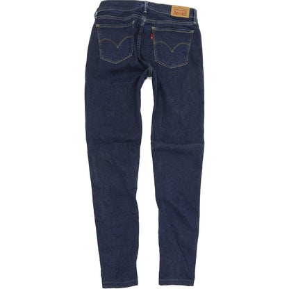 Levi's 710 Women Blue Skinny Slim Stretch Jeans W28 L30