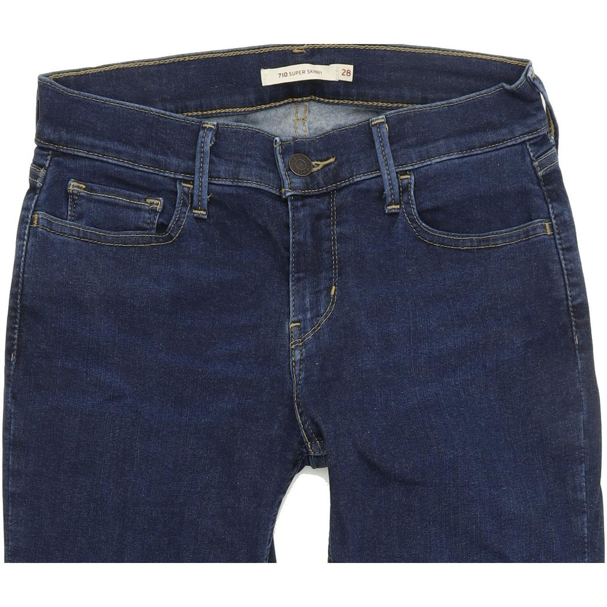 Levi's 710 Women Blue Skinny Slim Stretch Jeans W28 L30