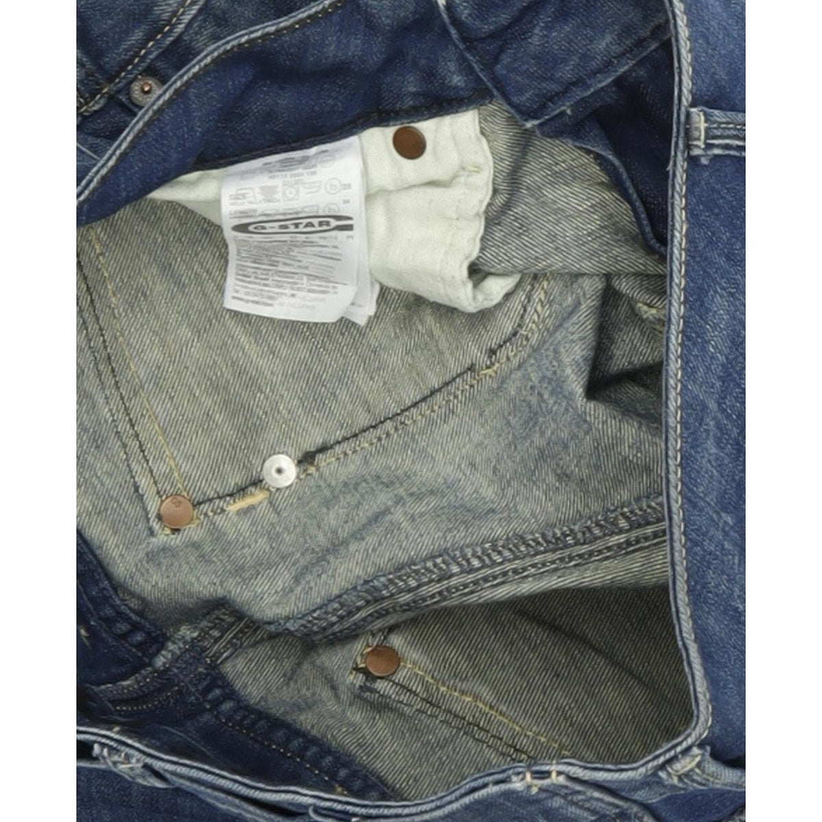 G-Star Corvet Women Blue Straight Regular Stretch Jeans W28 L34
