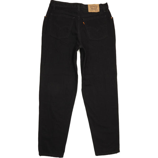 Levi's 726 Men Black Tapered Relaxed Jeans W35 L32