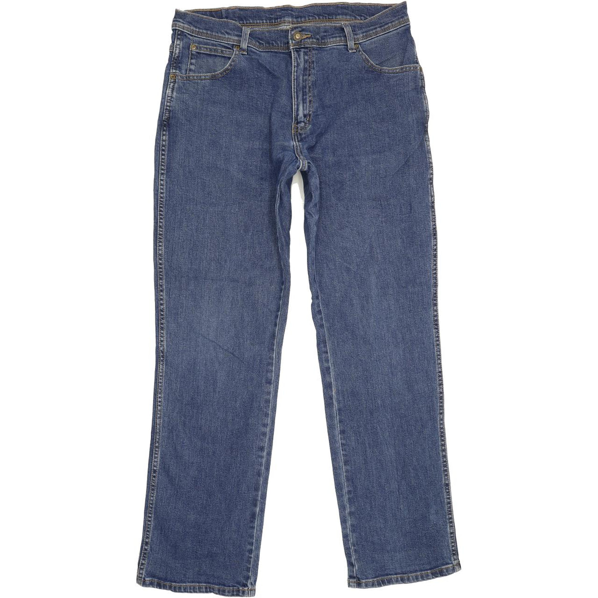 Wrangler Men Blue Straight Regular Jeans W36 L32