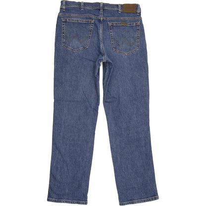 Wrangler Men Blue Straight Regular Jeans W36 L32