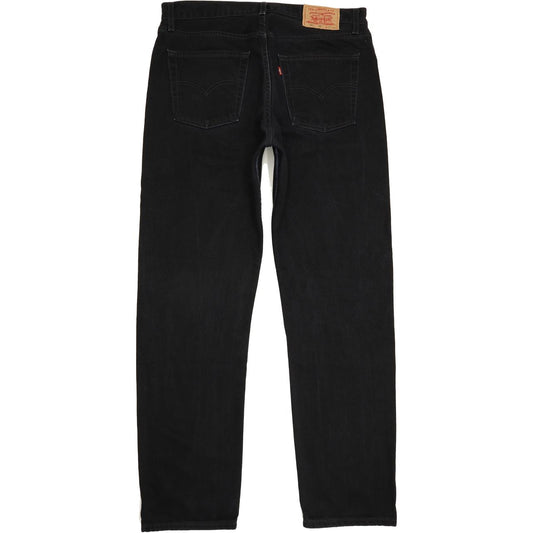 Levi's 521 Men Black Straight Regular Jeans W37 L33