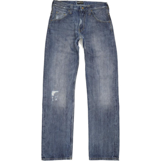 Lee Clark Men Blue Straight Regular Jeans W30 L34