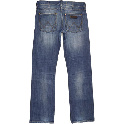 Wrangler Ace Men Blue Straight Regular Jeans W33 L32
