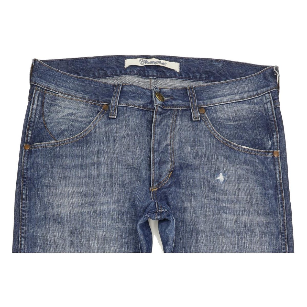 Wrangler Ace Men Blue Straight Regular Jeans W33 L32