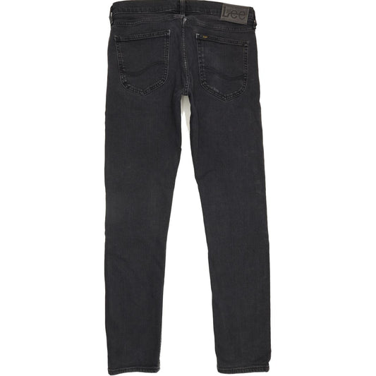 Lee Luke Men Charcoal Skinny Slim Stretch Jeans W33 L31