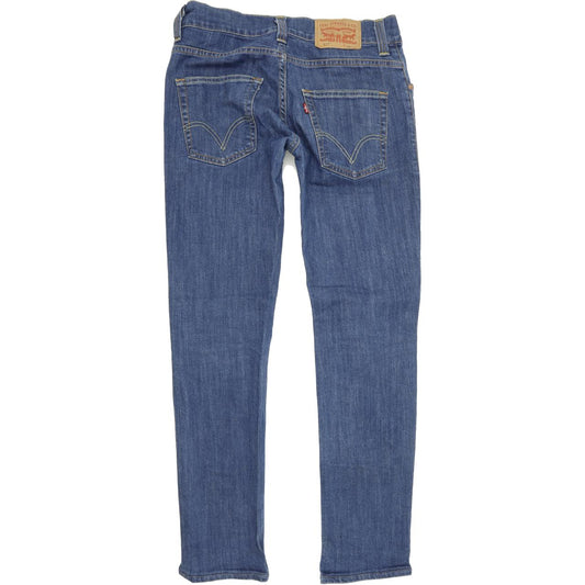 Levi's 511 Men Blue Straight Slim Stretch Jeans W30 L30