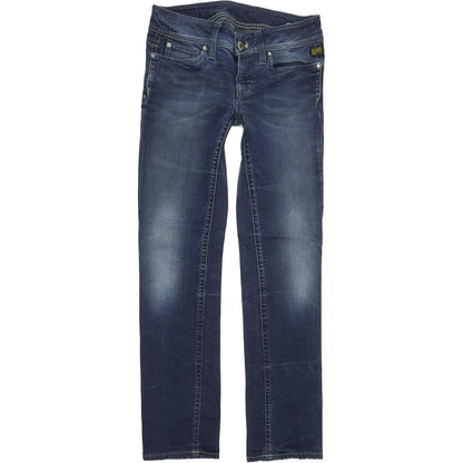 G-Star Ford Women Blue Straight Regular Stretch Jeans W28 L32