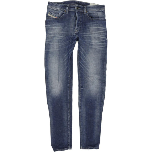 Diesel Buster 0850K Men Blue Tapered Slim Stretch Jeans W29 L32