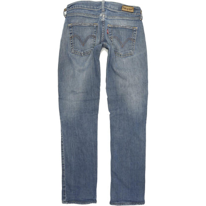 Levi's 558 Women Blue Straight Slim Stretch Jeans W27 L31