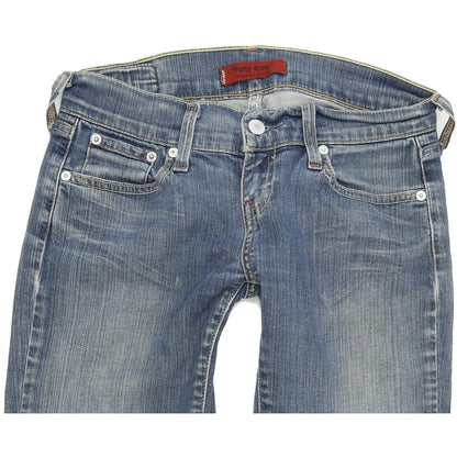 Levi's 558 Women Blue Straight Slim Stretch Jeans W27 L31