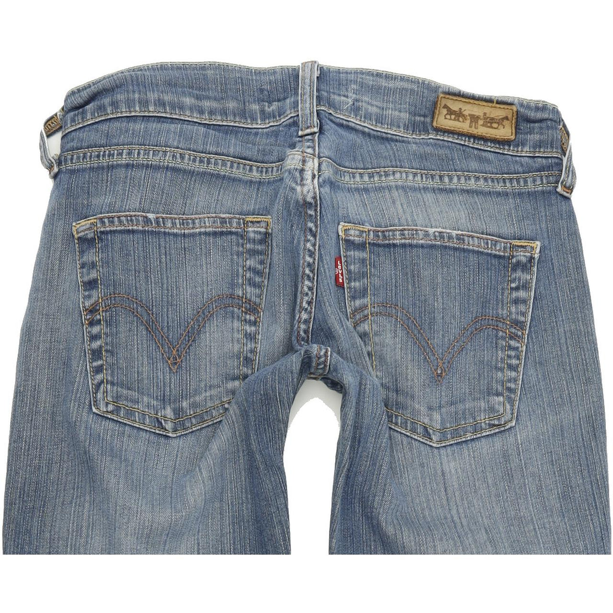 Levi's 558 Women Blue Straight Slim Stretch Jeans W27 L31