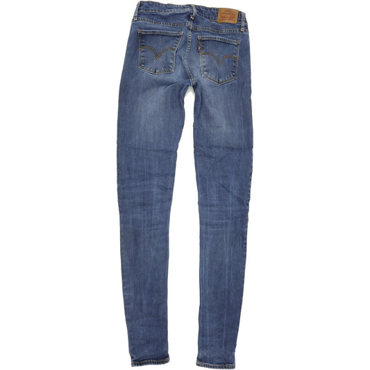 Levi's 711 Women Blue Skinny Slim Jeans W26 L34