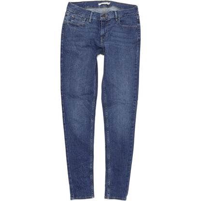 Levi's 710 Super Women Blue Skinny Slim Stretch Jeans W30 L31