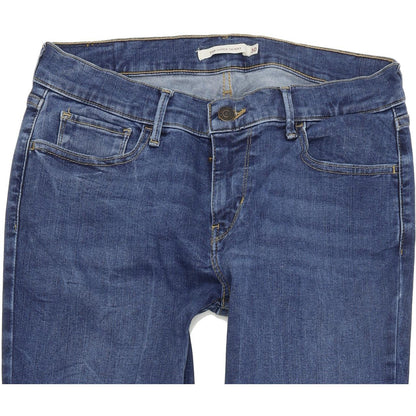 Levi's 710 Super Women Blue Skinny Slim Stretch Jeans W30 L31