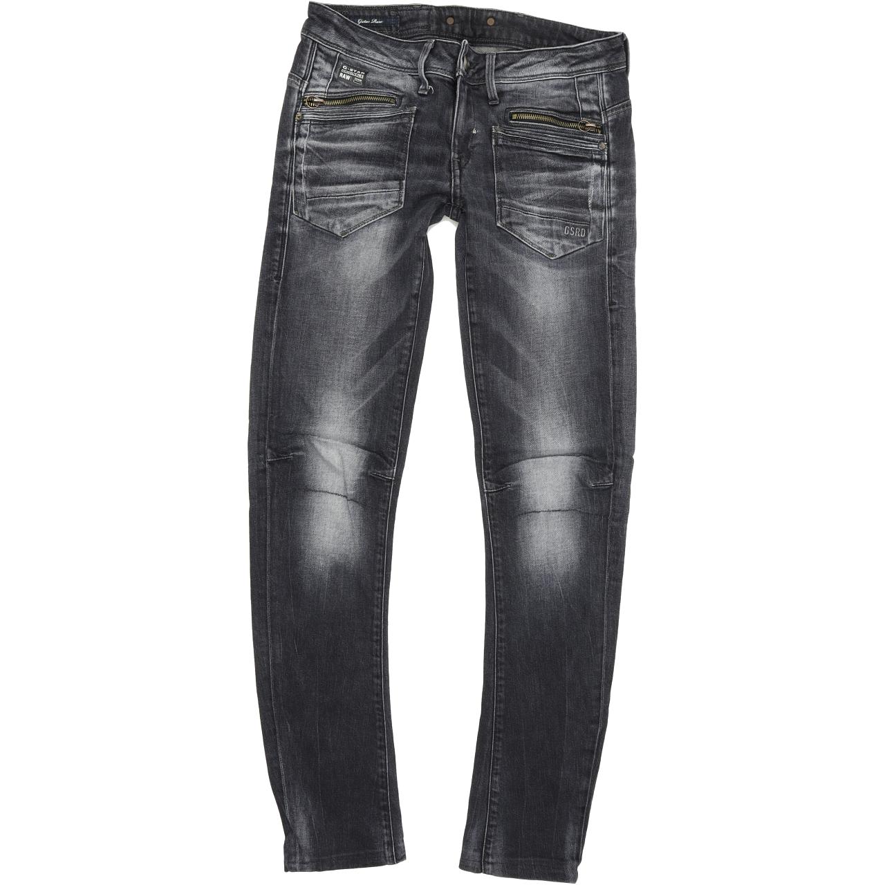 G-Star Avenue Women Blue Skinny Slim Stretch Jeans W28 L32