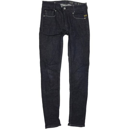 G-Star Men Blue Skinny Slim Stretch Jeans W28 L31