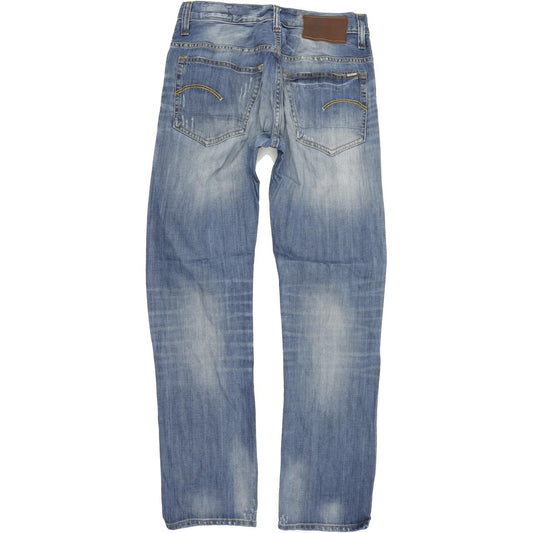 G-Star Men Blue Straight Regular Jeans W30 L32