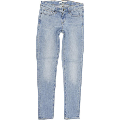 Levi's 711 Women Blue Skinny Slim Stretch Jeans W26 L29