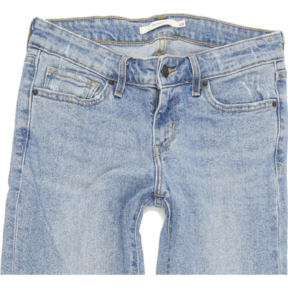 Levi's 711 Women Blue Skinny Slim Stretch Jeans W26 L29