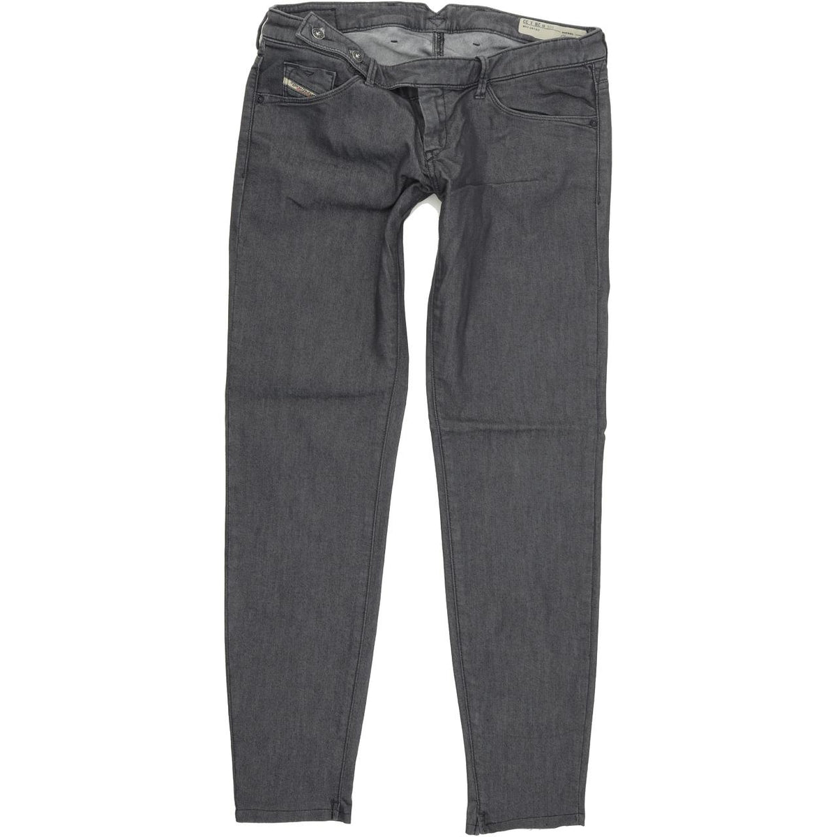 Diesel Cherick 0R7A3  Women Grey Skinny Slim Stretch Jeans W28 L29