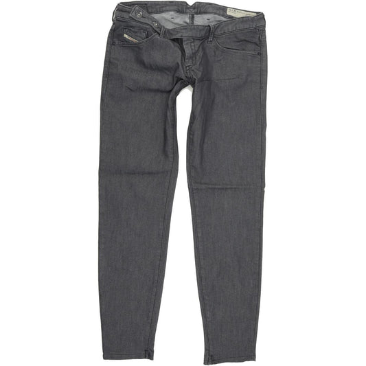 Diesel Cherick 0R7A3  Women Grey Skinny Slim Stretch Jeans W28 L29