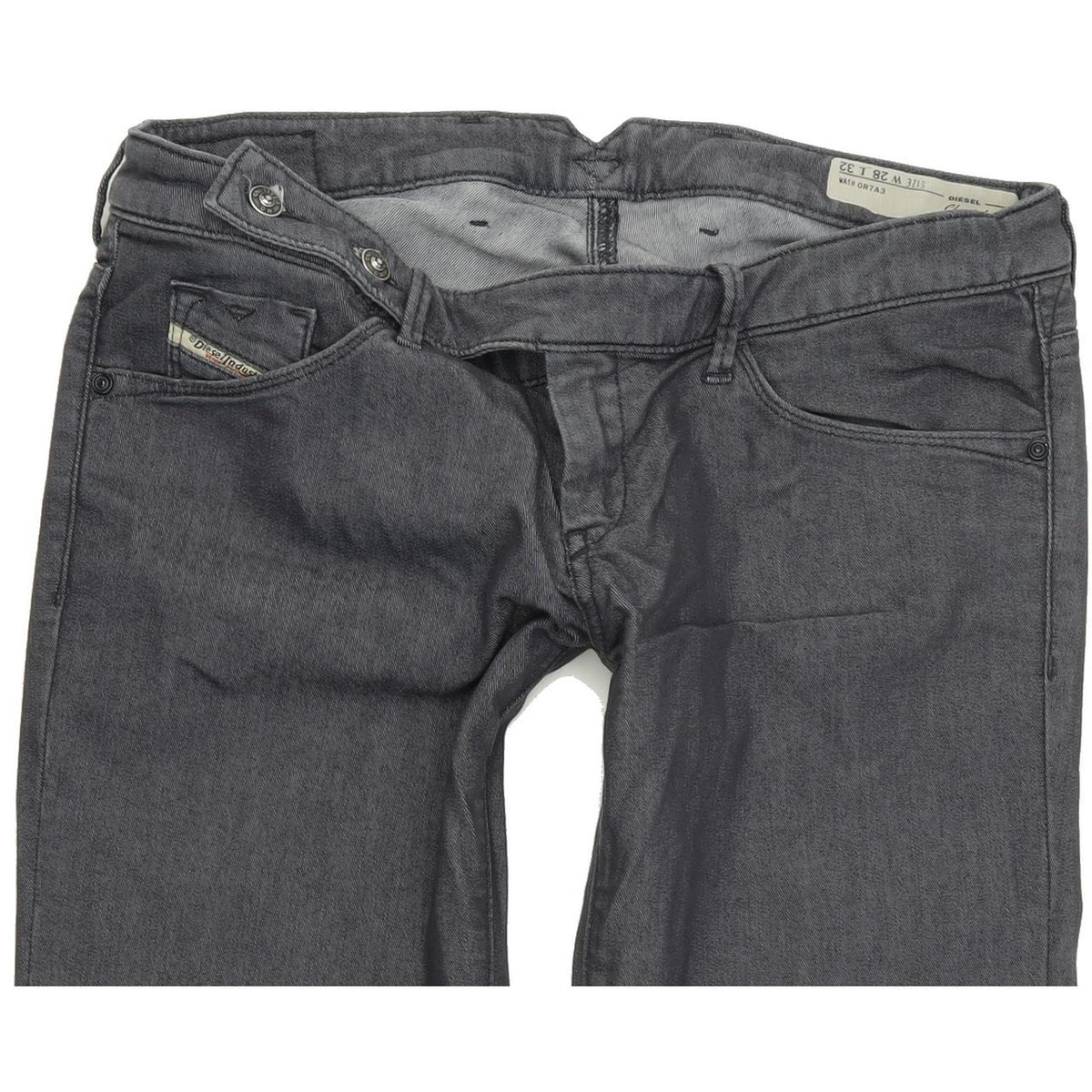 Diesel Cherick 0R7A3  Women Grey Skinny Slim Stretch Jeans W28 L29