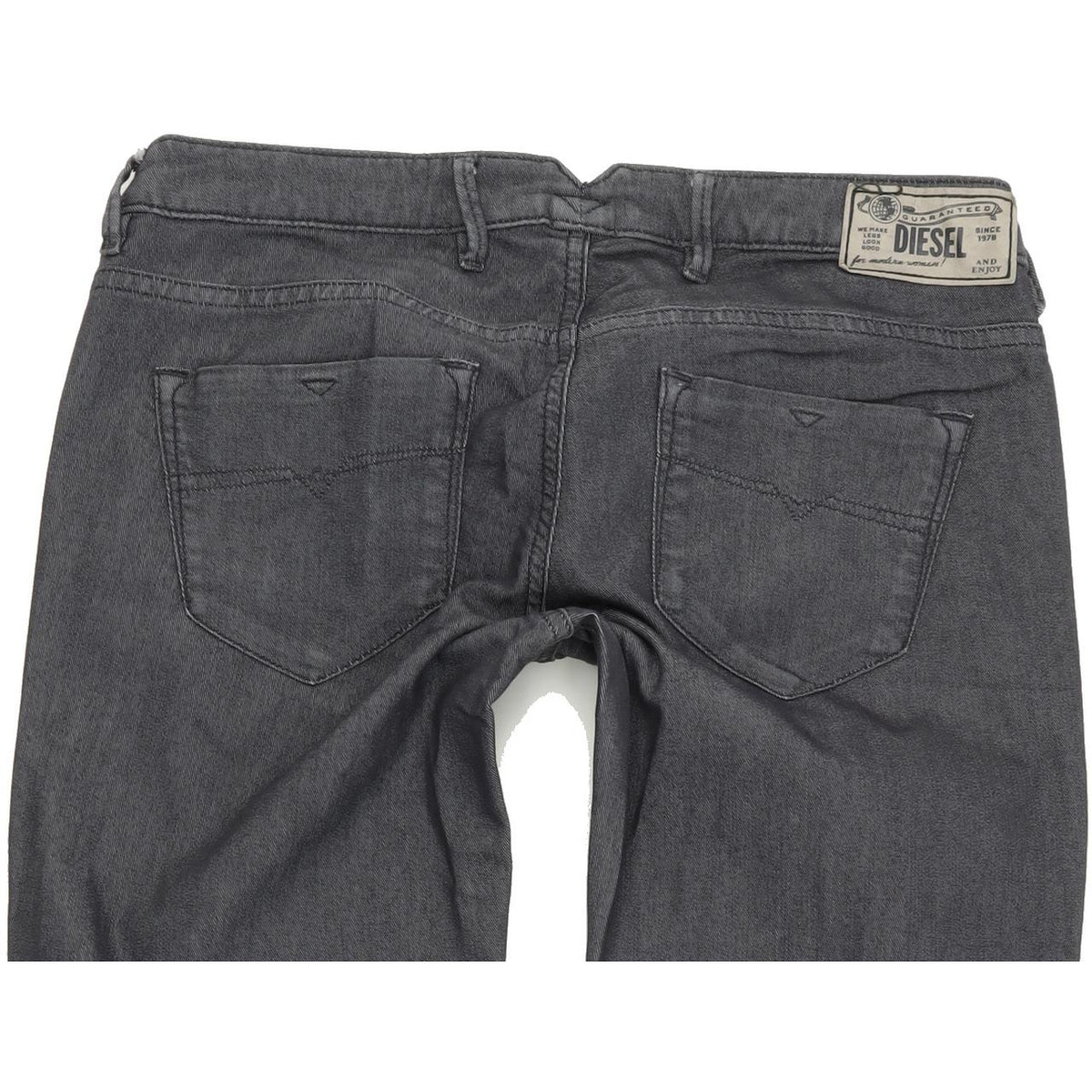 Diesel Cherick 0R7A3  Women Grey Skinny Slim Stretch Jeans W28 L29