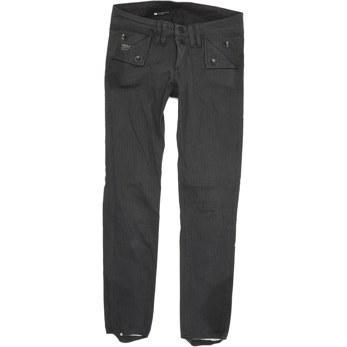 G-Star Adel Chino Women Grey Skinny Slim Stretch Jeans W25 L32