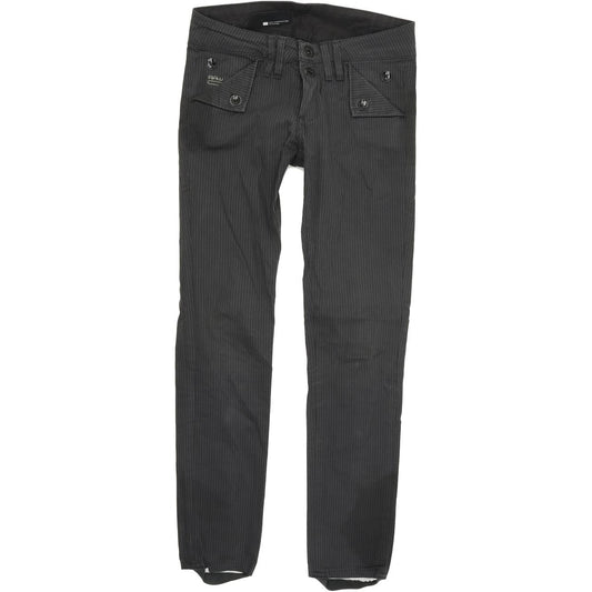 G-Star Adel Chino Women Grey Skinny Slim Stretch Jeans W25 L32