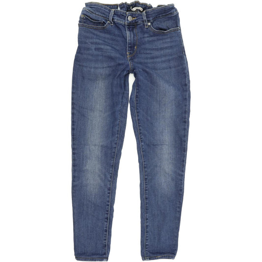 Levi's 711 Women Blue Skinny Slim Stretch Jeans W29 L27