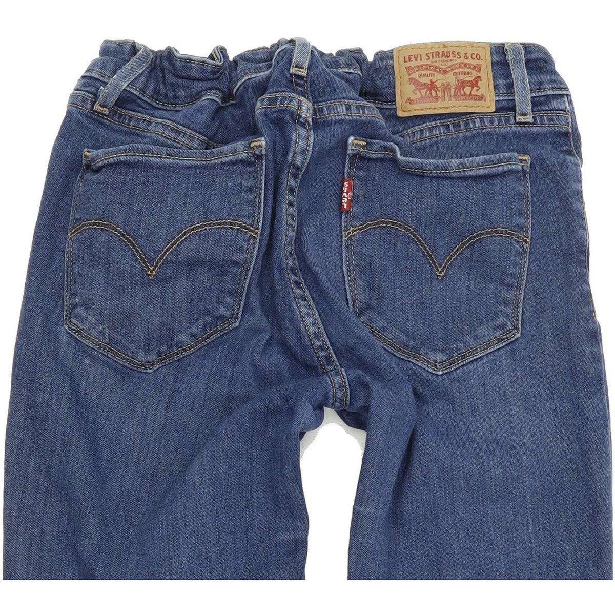 Levi's 711 Women Blue Skinny Slim Stretch Jeans W29 L27