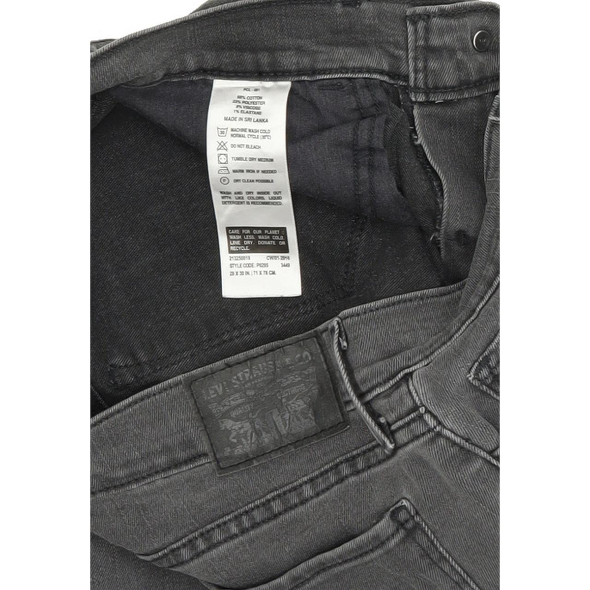 Levi's 710 Super Women Blue Skinny Slim Stretch Jeans W28 L30