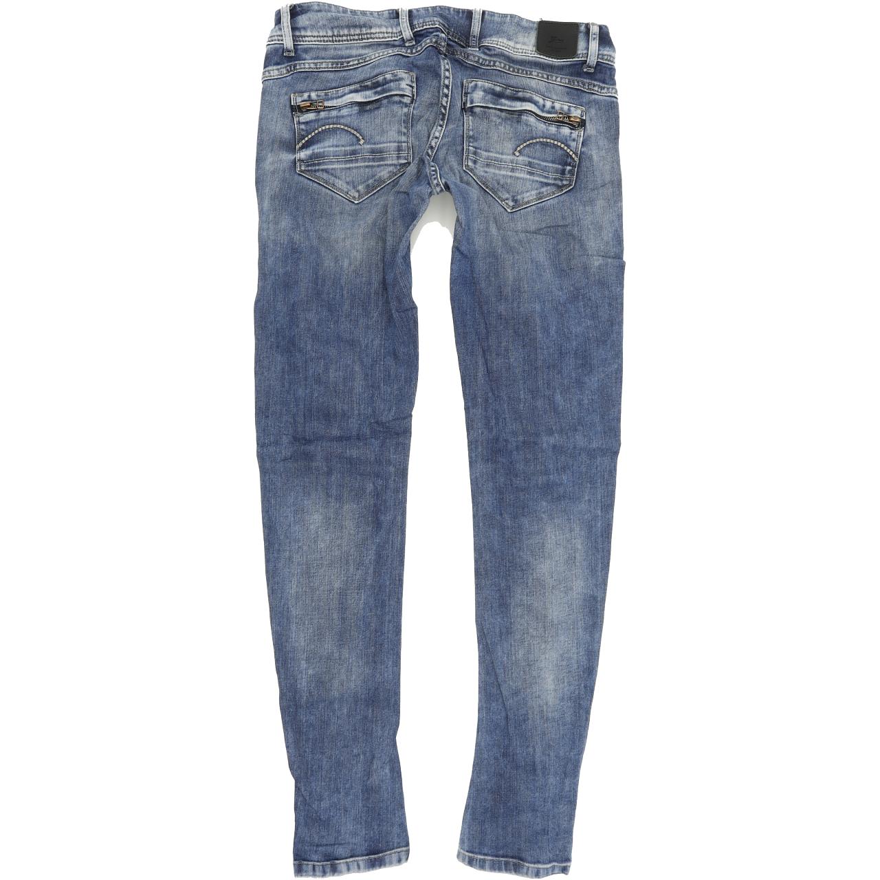 G-Star Midge Women Blue Skinny Slim Stretch Jeans W28 L32