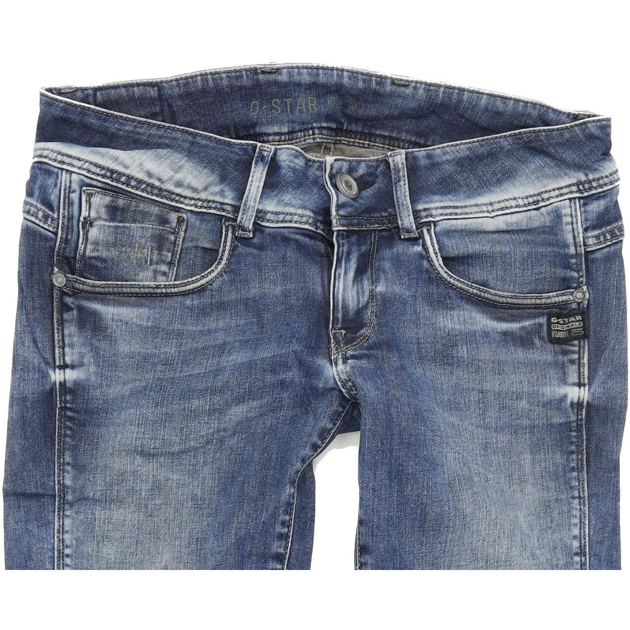 G-Star Midge Women Blue Skinny Slim Stretch Jeans W28 L32
