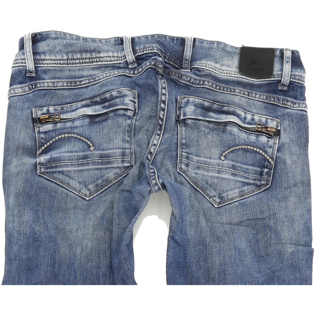 G-Star Midge Women Blue Skinny Slim Stretch Jeans W28 L32