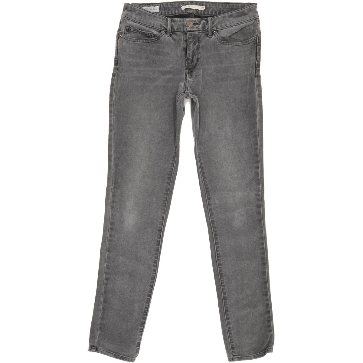 Levi's 711 Women Grey Skinny Slim Jeans W27 L28