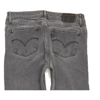 Levi's 711 Women Grey Skinny Slim Jeans W27 L28