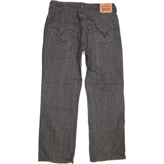 Levi's 506 Men Grey Straight Regular Jeans W37 L30