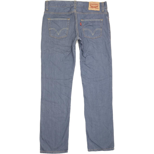 Levi's 511 Men Blue Straight Slim Jeans W34 L32