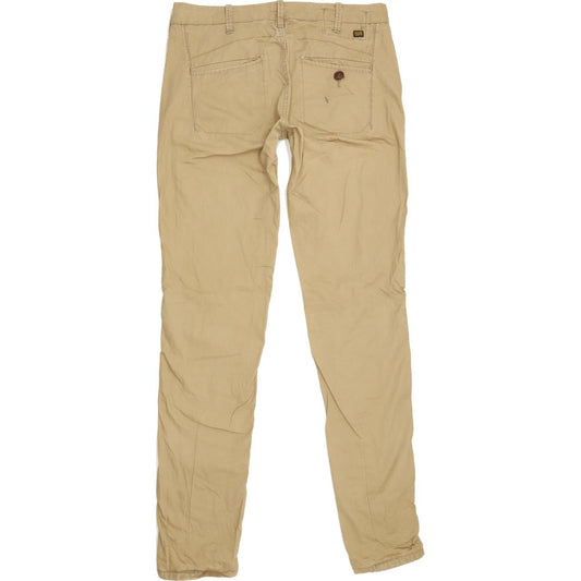 G-Star Page Women Beige Tapered Slim Chino Jeans W28 L31