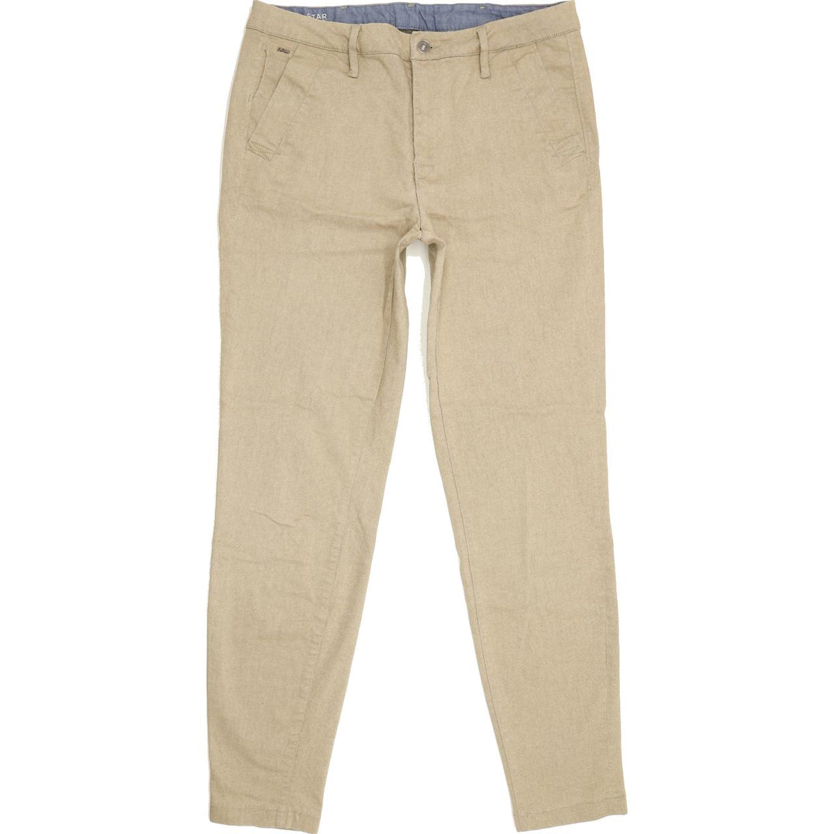 G-Star Bronson Women Beige Skinny Slim Chino Stretch Trousers W30 L29