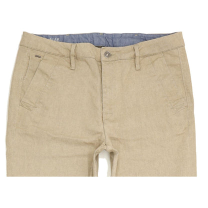 G-Star Bronson Women Beige Skinny Slim Chino Stretch Trousers W30 L29