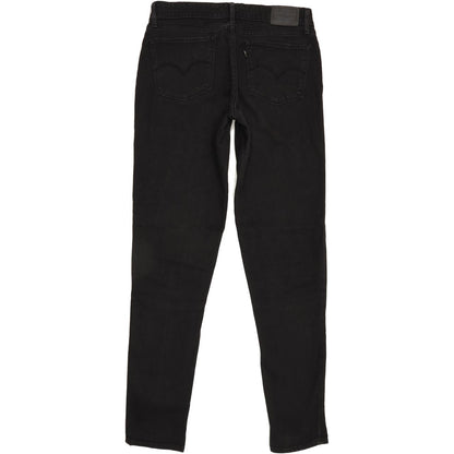 Levi's 711 Women Black Skinny Slim Stretch Jeans W30 L31