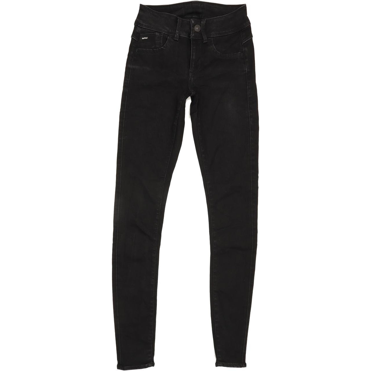 G-Star Lynn Women Black Skinny Slim Stretch Jeans W25 L30