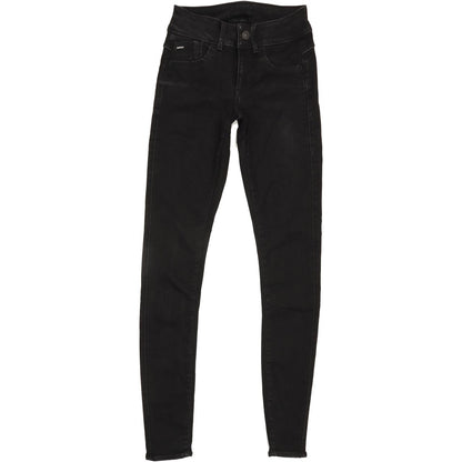 G-Star Lynn Women Black Skinny Slim Stretch Jeans W25 L30